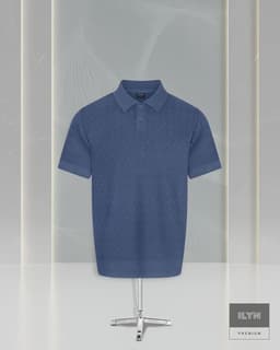 Premium Texture Knitted Polo Shirt