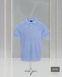 Premium Texture Knitted Polo Shirt