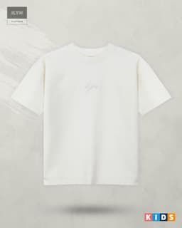 Drop Shoulder Platinum Boys T-Shirt